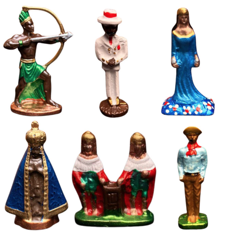 Mini Orixás e Entidades em Metal (5cm)