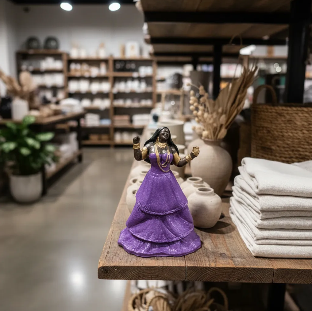 Estátua Maria Mulambo em Resina (15cm)