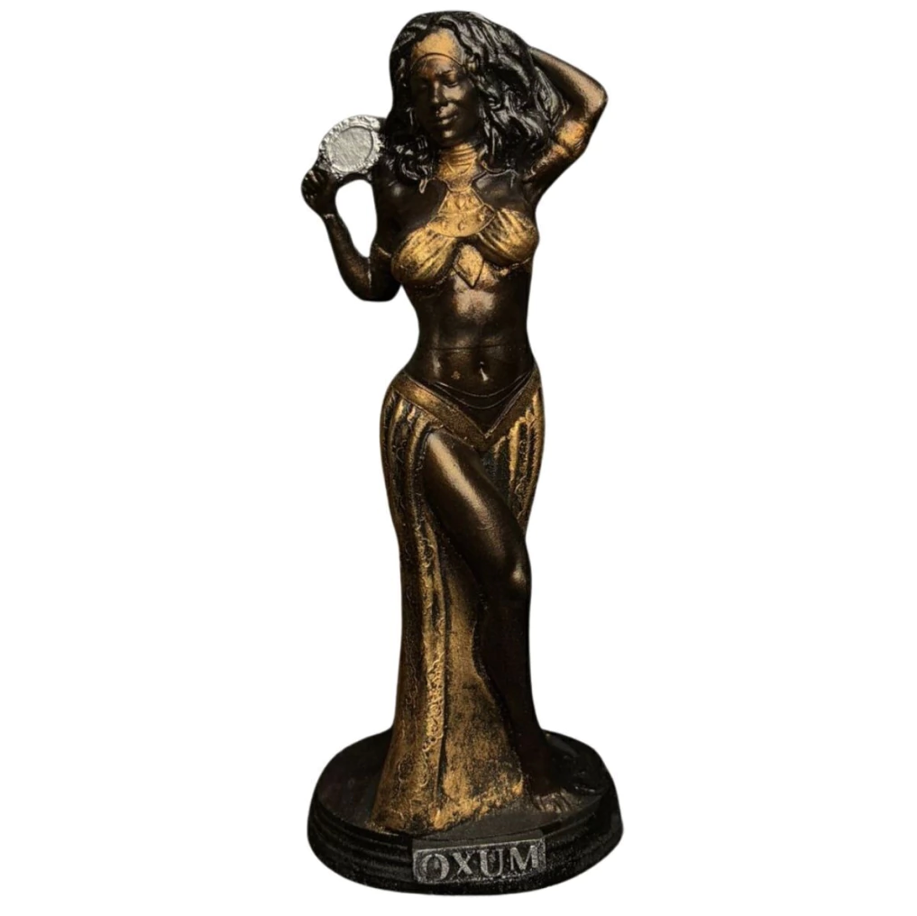 Estátua Orixá Oxum em Resina (15cm)