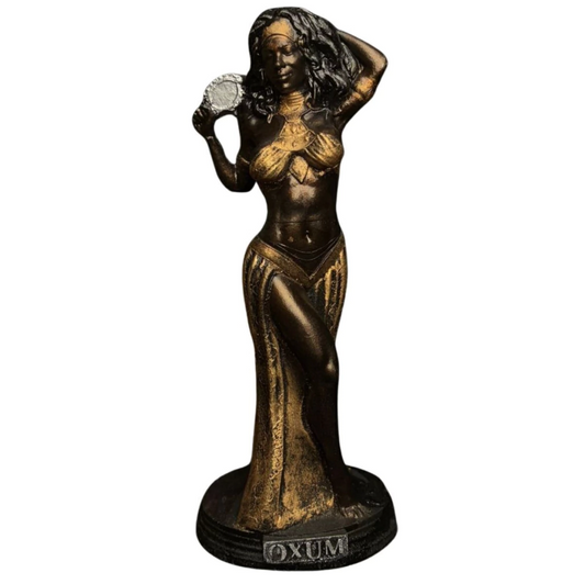Estátua Orixá Oxum em Resina (15cm)