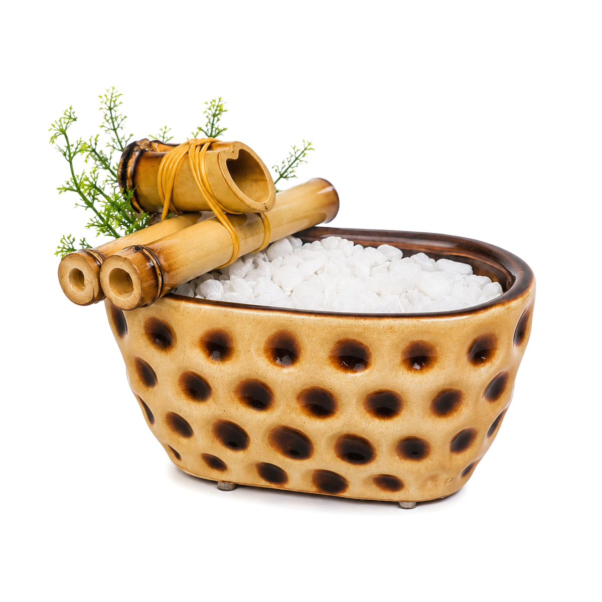 Fonte de Água em Cerâmica Retangular (17cm)