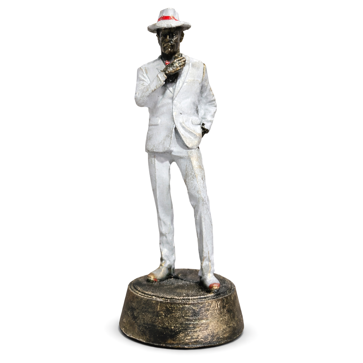 Estátua Orixá Zé Pilintra em Resina (11cm)