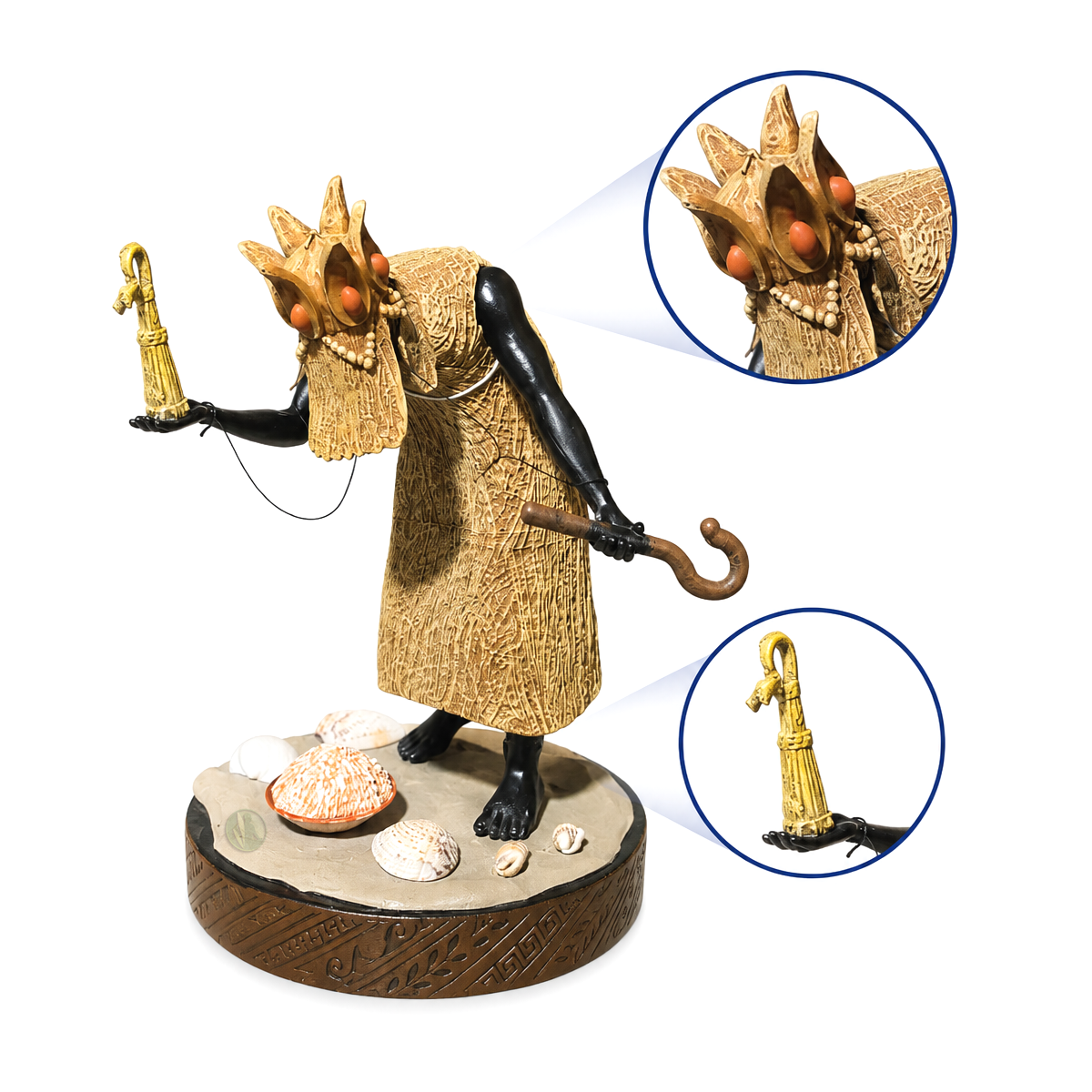 Estátua Orixás Obaluaê Premium (20cm)