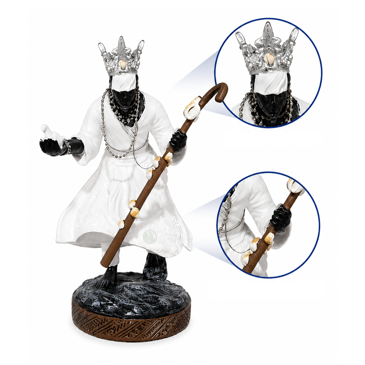Estátua Orixás Oxalá Premium (20cm)