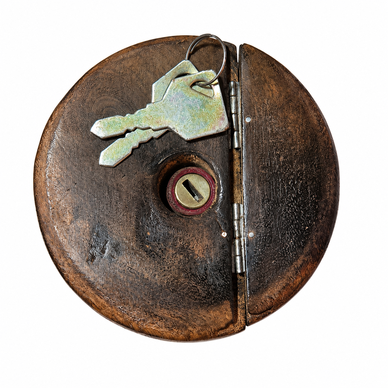 Cofrinho Indiano Redondo com Chave (10cm)