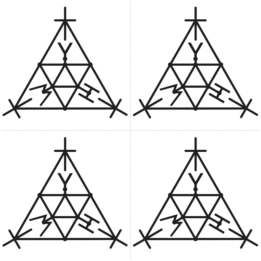 Adesivo Radiônico SCAP de 3,5cm (4 unidades)