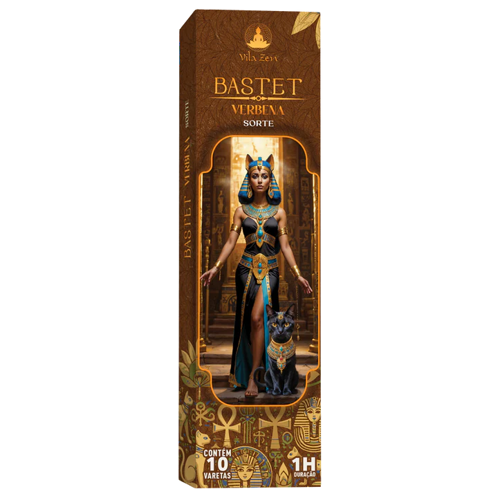 Incenso Natural Linha Egípcios Vila Zen (Bastet)