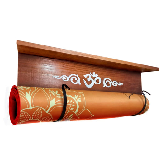 Altar com Suporte para Tapete de Yoga (Símbolo Om)
