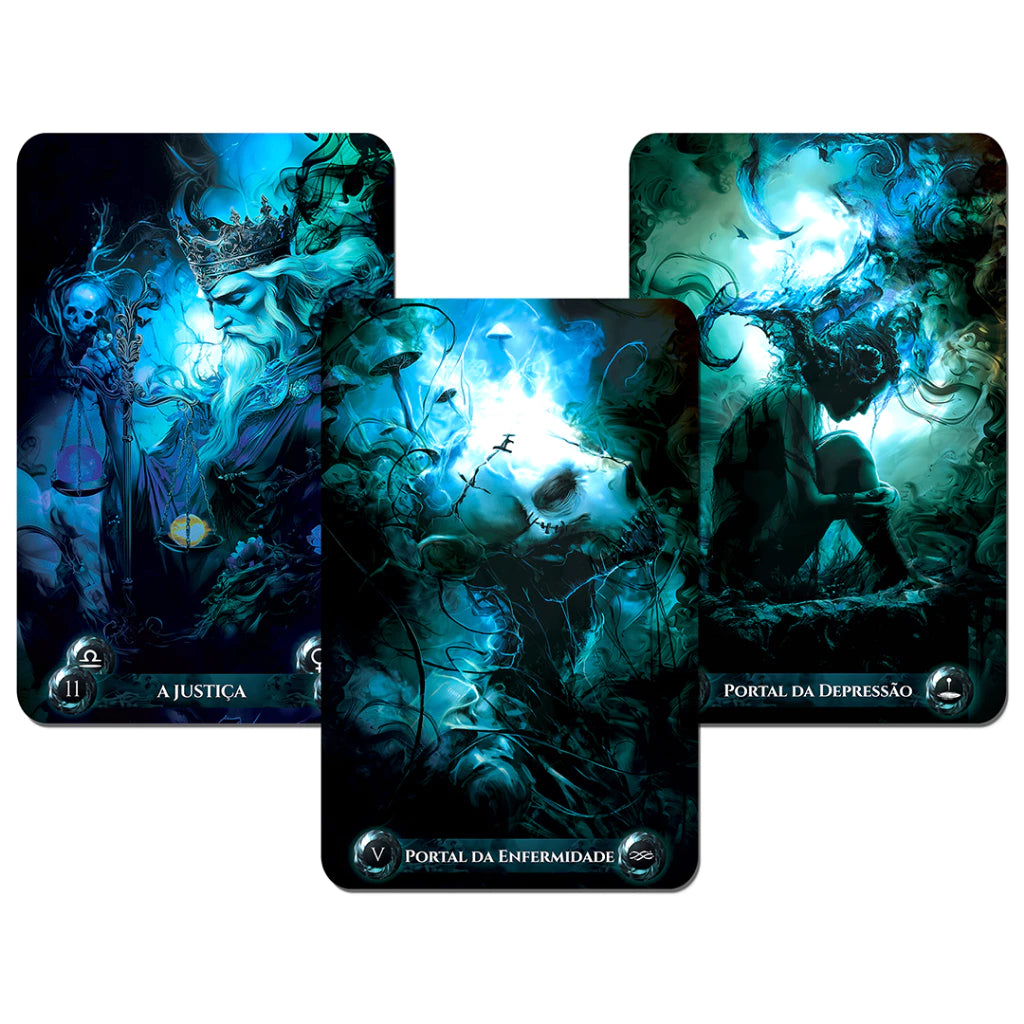 Tarot Os Mistérios dos Pesadelos com 36 Cartas