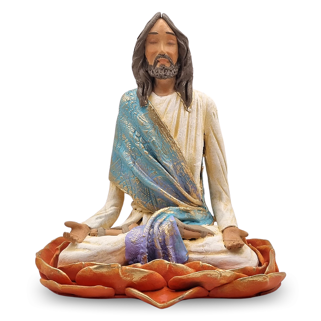 Estátua Jesus Cristo Meditando (18cm)