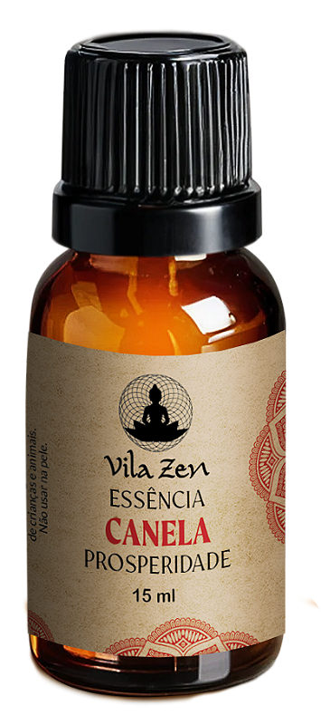 Essência Aromática Vila Zen Canela (15ml)