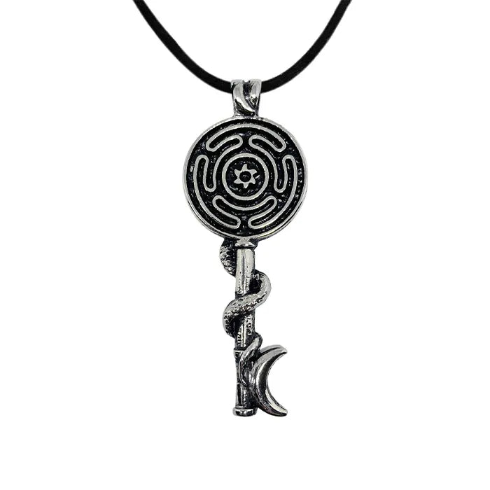 Gargantilha Chave de Hécate com Cordão (6cm)