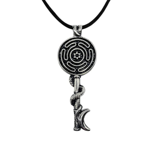 Gargantilha Chave de Hécate com Cordão (6cm)