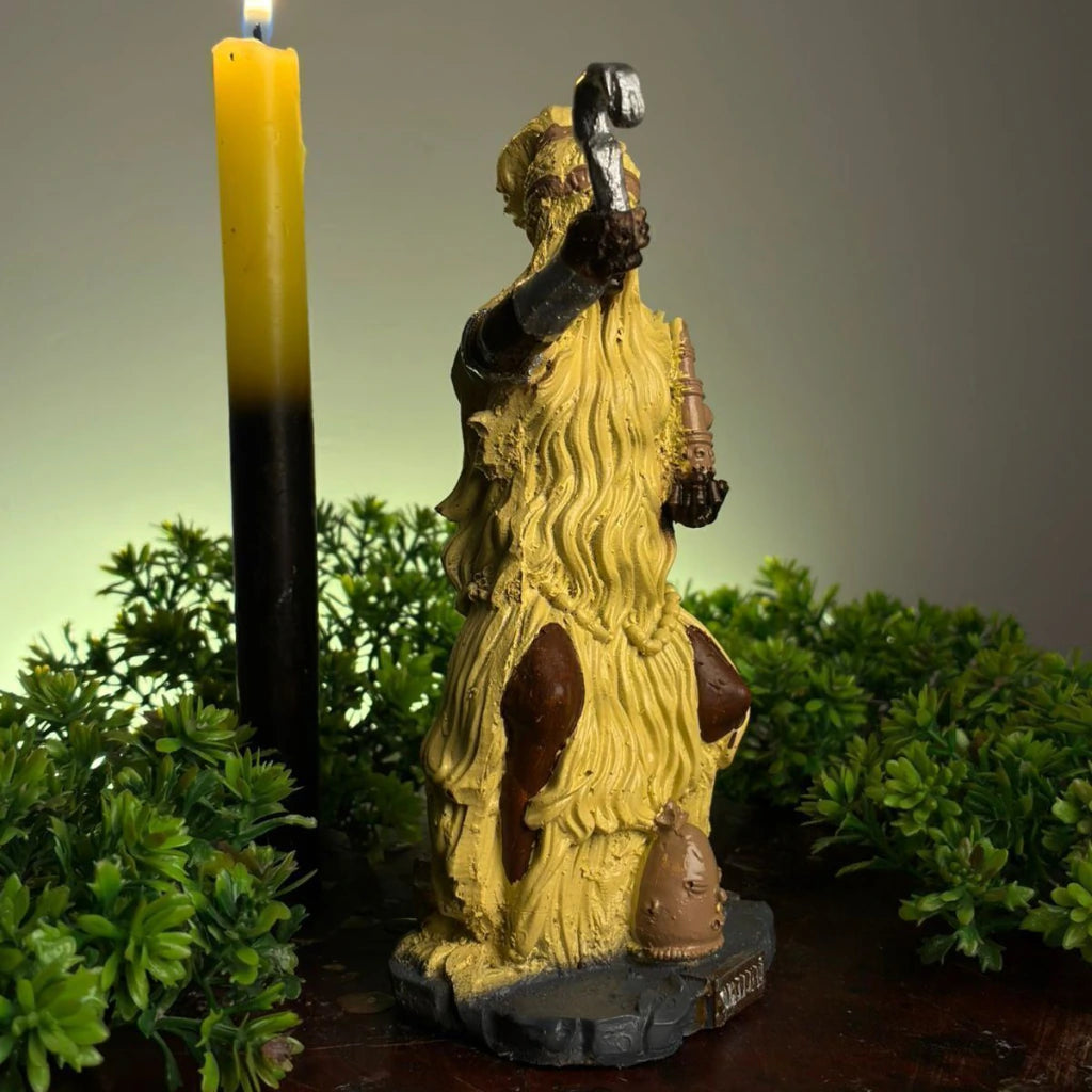 Estátua Orixá Obaluaê em Resina (14cm)