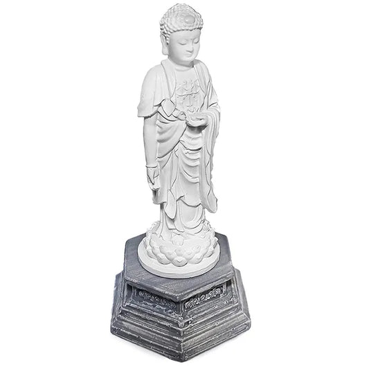 Estátua Buda em Pé no Pedestal (14cm)