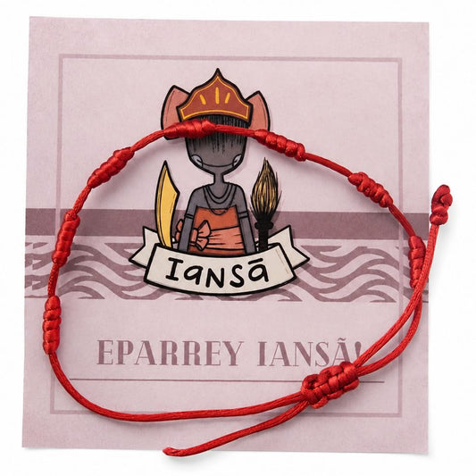 Pulseiras 7 Nós de Proteção Orixás (Iansã)