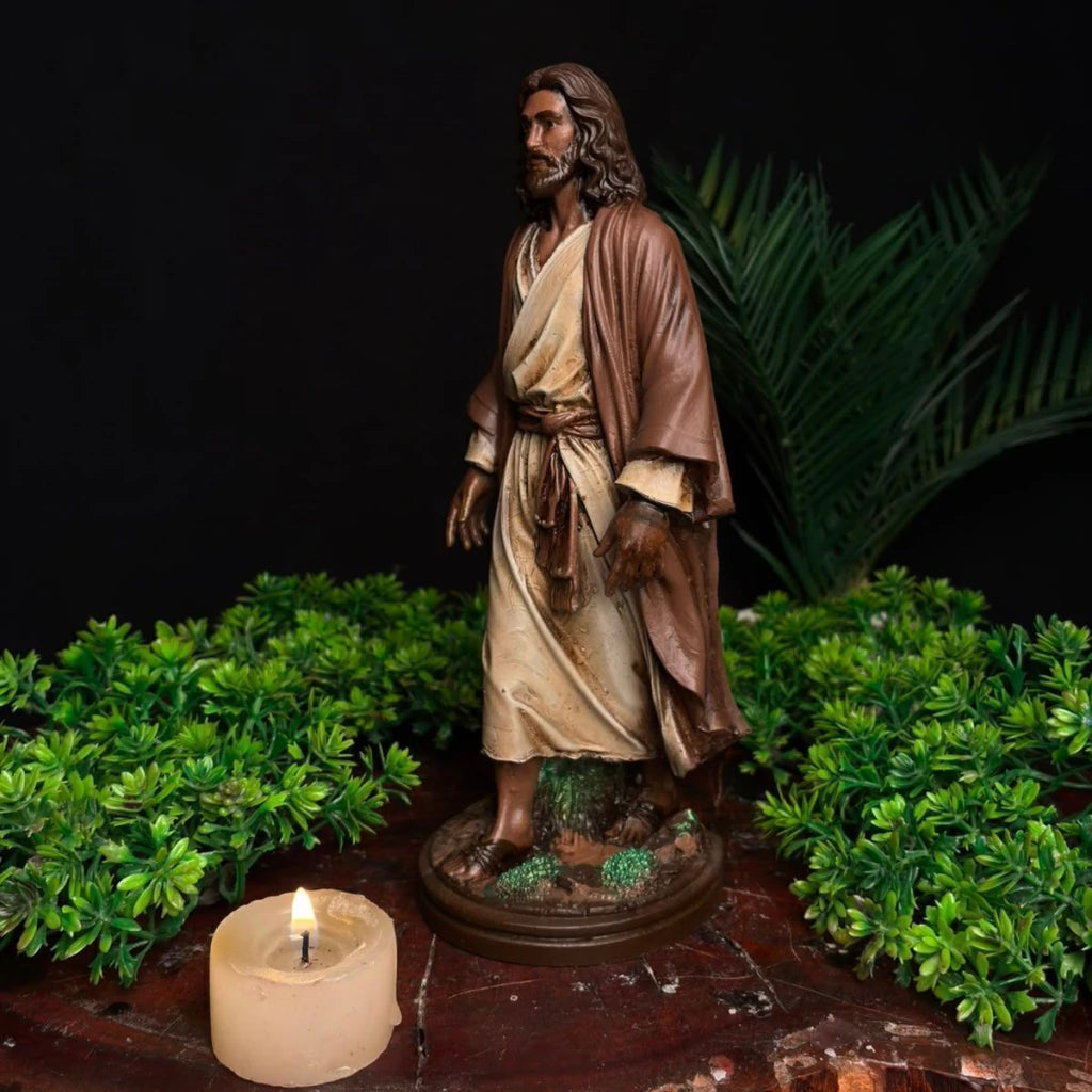 Estátua Jesus Cristo Caminhando (20cm)