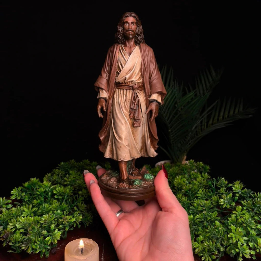 Estátua Jesus Cristo Caminhando (20cm)