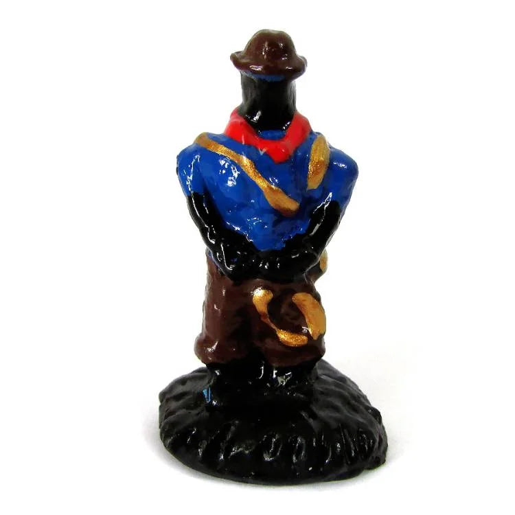 Estátua Mini Orixá Boiadeiro em Resina (5cm)
