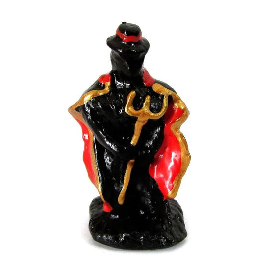 Estátua Mini Orixá Exu Tranca Rua em Resina (5cm)