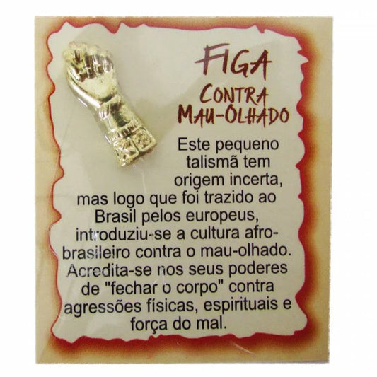 Mini Talismã da Sorte Figa (Força e Mau Olhado)