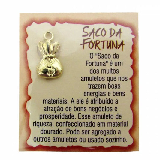 Mini Talismã da Sorte Estrela de Saco da Fortuna (Bens Materiais)