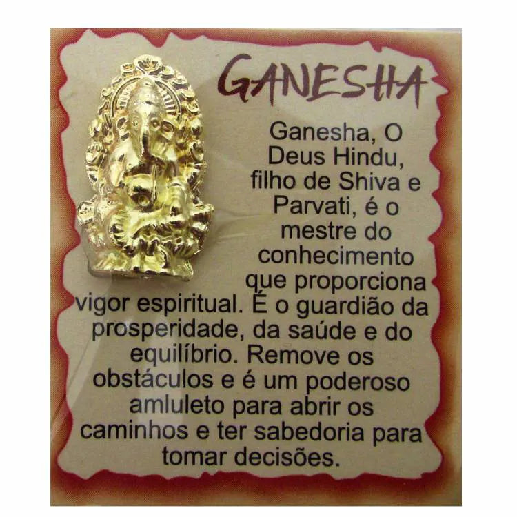 Mini Talismã da Sorte Ganesha (Removedor de Obstáculo)