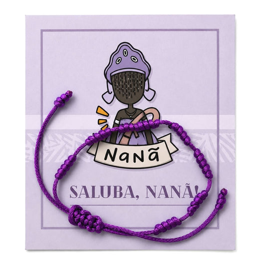 Pulseiras 7 Nós de Proteção Orixás (Nanã)