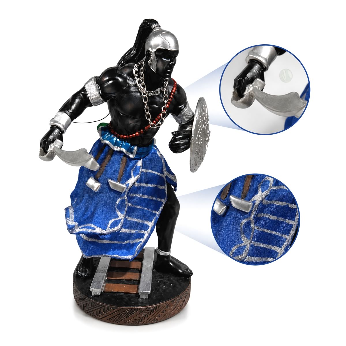 Estátua Orixás Ogum Premium (20cm)