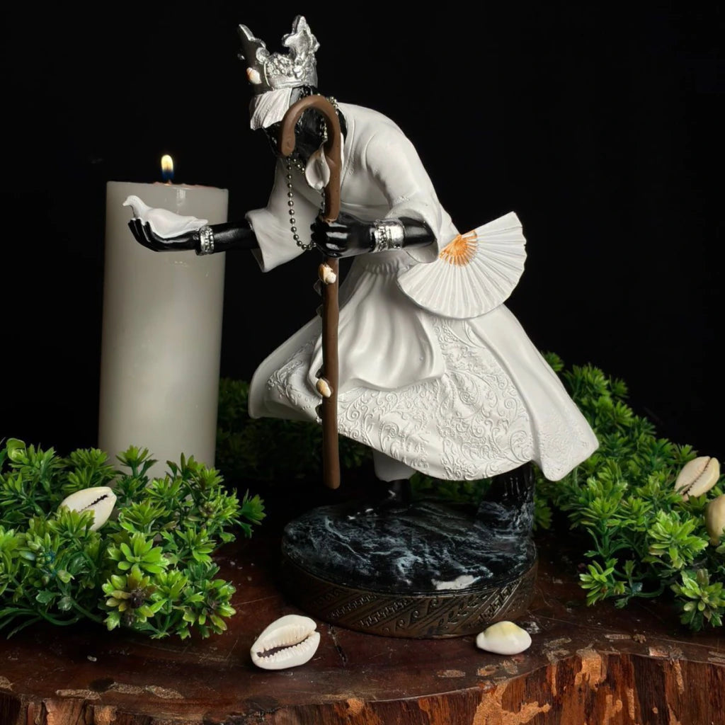 Estátua Orixás Oxalá Premium (20cm)