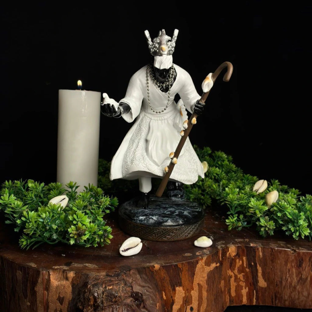 Estátua Orixás Oxalá Premium (20cm)