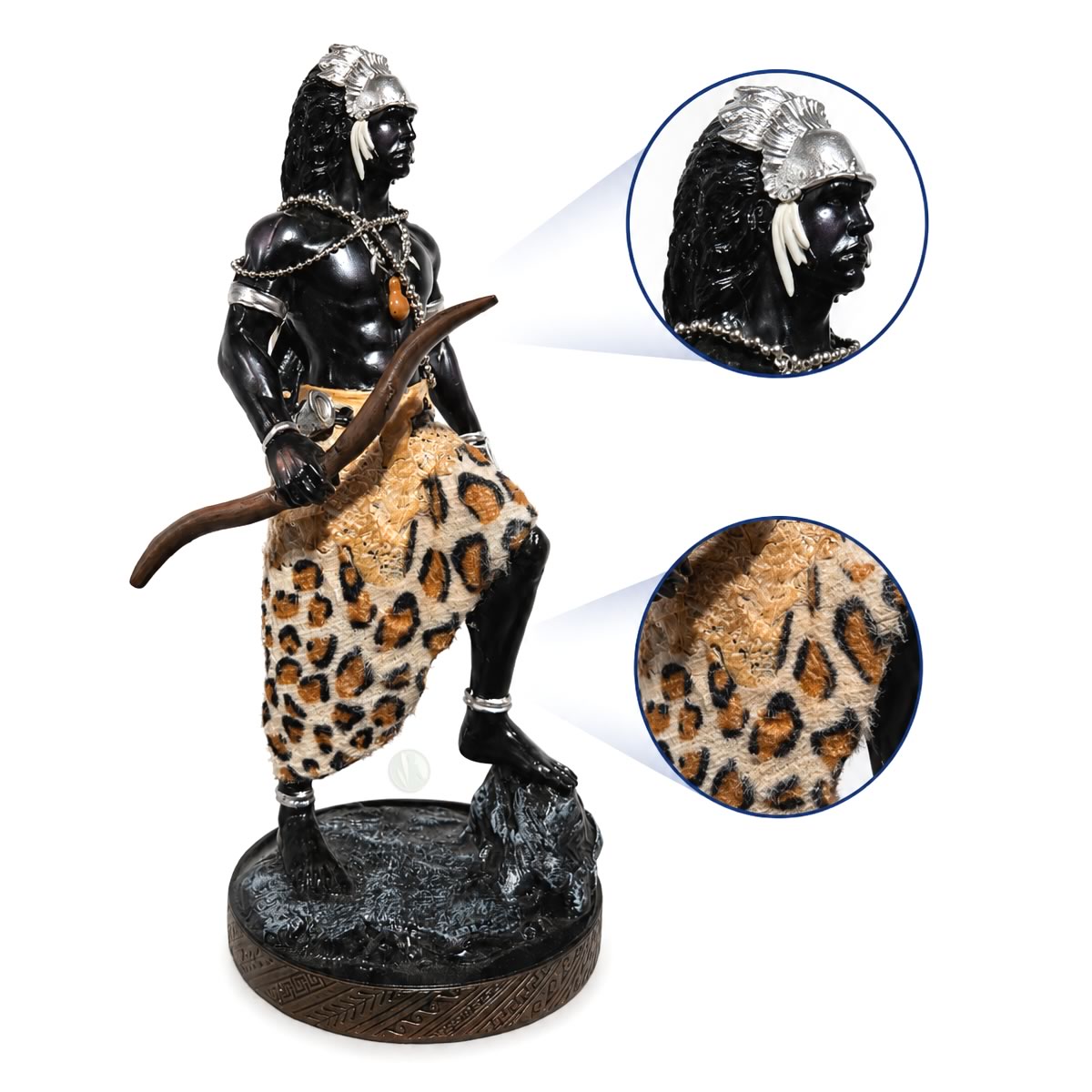 Estátua Orixás Oxóssi Premium (20cm)