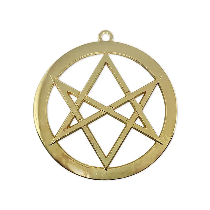 Pantáculo Hexagrama Unicursal Crowley Thèlema (10cm)