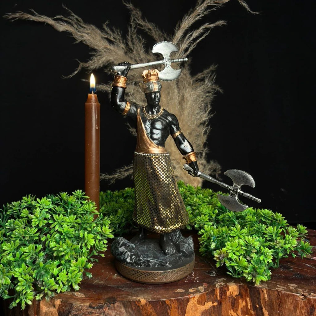 Estátua Orixás Xangô Premium (20cm)