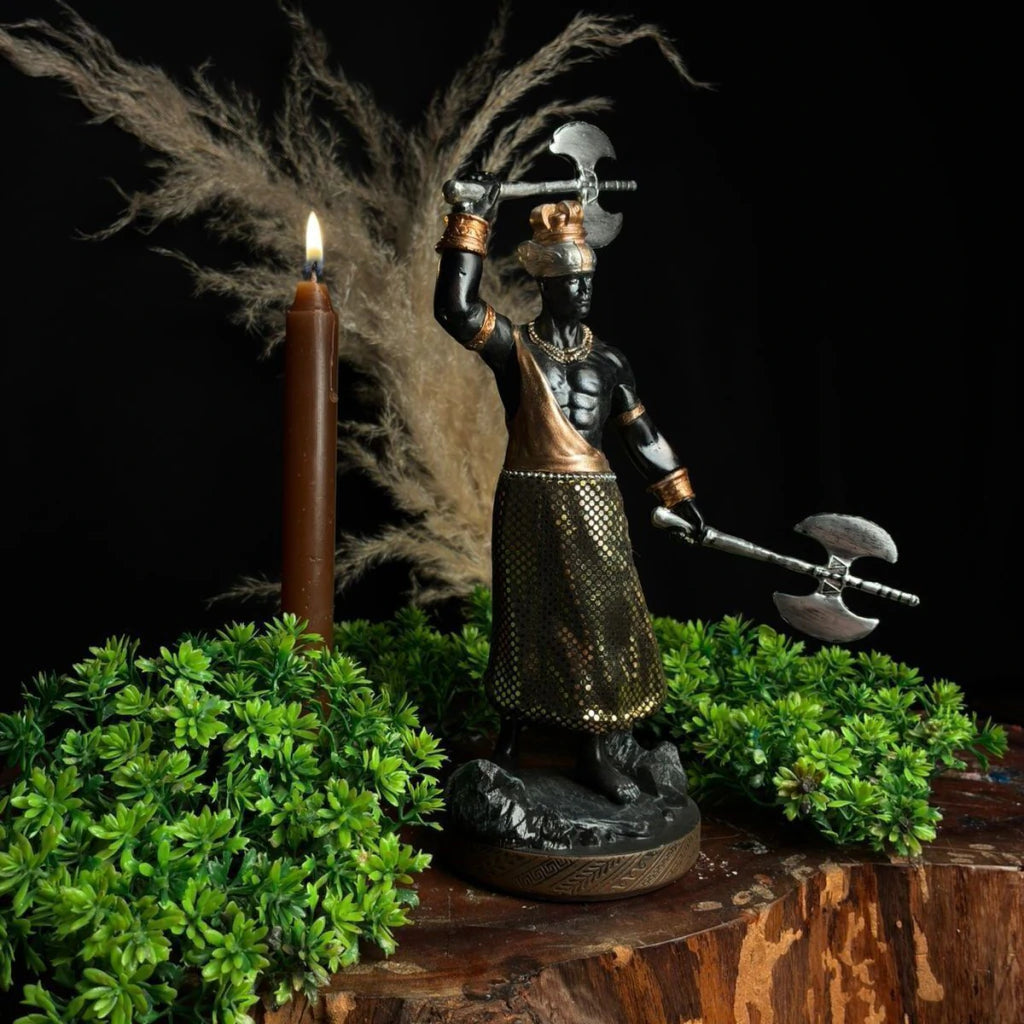 Estátua Orixás Xangô Premium (20cm)