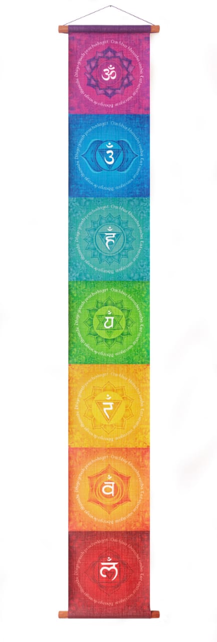 Bandeira Papiro dos 7 Chakras (96cm)