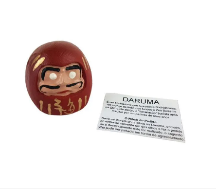 Boneco Daruma Pequeno (4,5cm)