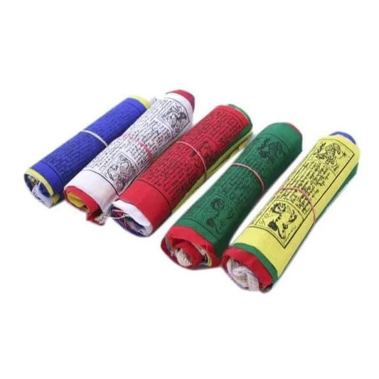 Cordão com Bandeiras Tibetanas de Orações P (11cm)