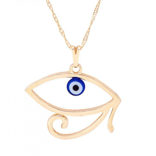 Gargantilha Olho de Hórus com Olho Grego (30mm)