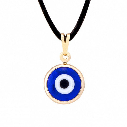 Gargantilha Olho Grego com Cordão (12mm)