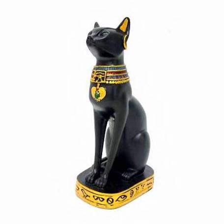 Gato Egípcio Bastet em Resina (9cm)