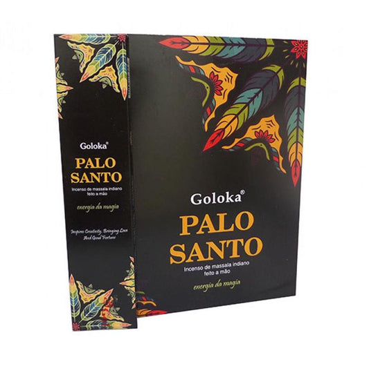 Incenso de Massala Indiano Goloka Palo Santo (Energia da Magia)