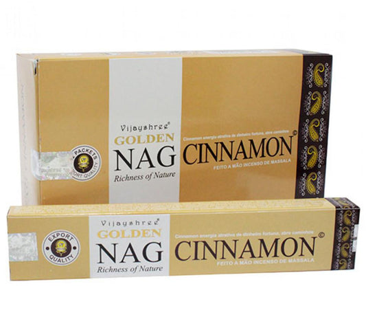 Incenso Indiano de Massala Golden Nag Cinnamon