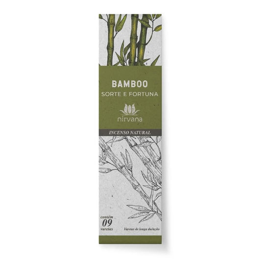 Incenso Natural Bambu 100% Natural (9 Varetas)