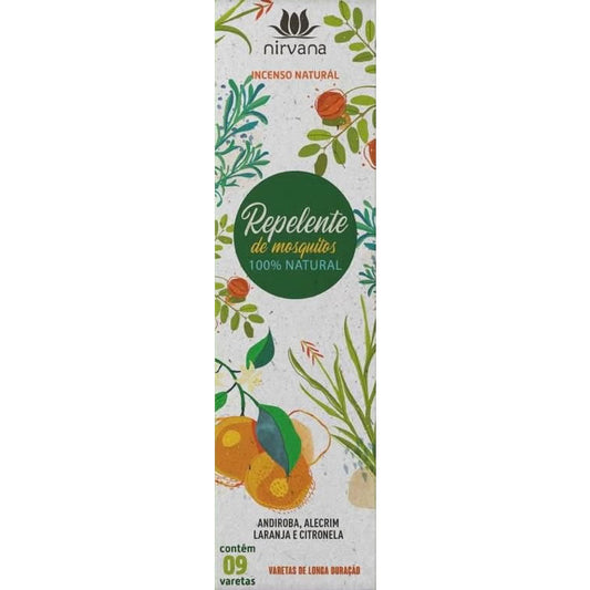 Incenso Natural Repelente de Mosquitos (9 Varetas)