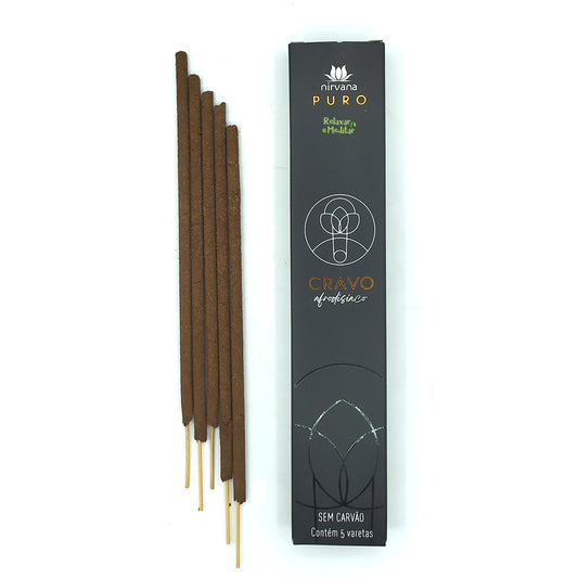 Incenso Puro Cravo Sem Carvão (Afrodisíaco)