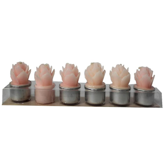 Kit com 6 Velas Aromatizadas (Rosas)