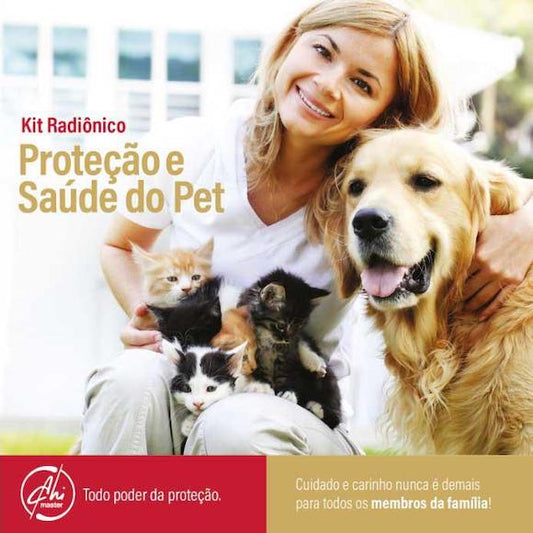 Kit de Placas Radiônicas Proteção e Saúde do Pet
