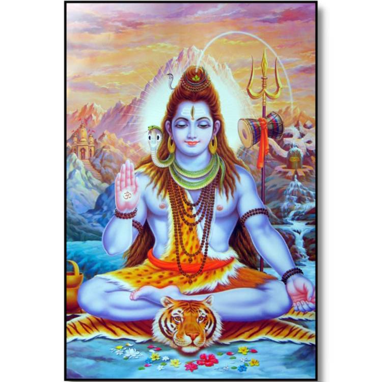Quadro Deus Shiva de Parede (29cm)