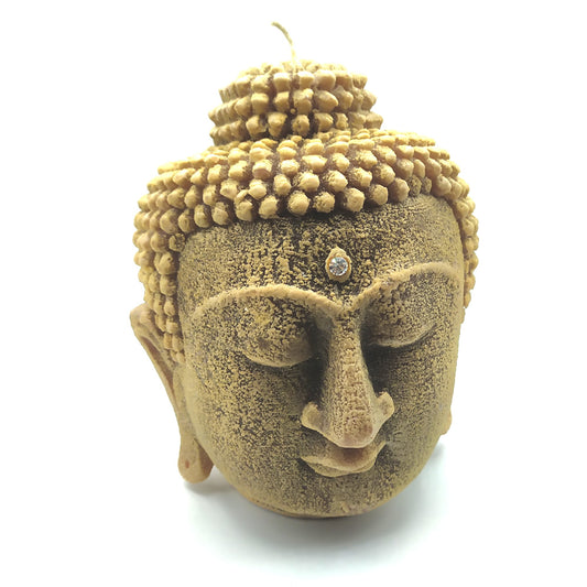 Vela Cabeça de Buda com Cristal Swarovski (22cm)